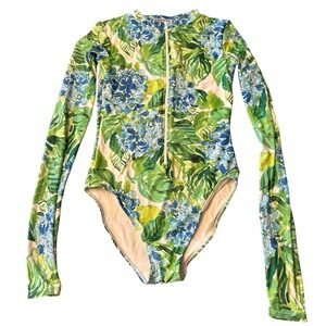 Mott50 Longsleeve XS Swimsuit UPF50+ Caroline Print One Piece Sun Protection